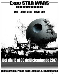 Centro Comercial Vialia Expo Star Wars Ilustración Salamanca Diciembre 2017