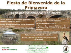 Ledesma Fiesta de Bienvenida de la Primavera Aquila Naturaleza Marzo 2018