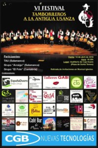 Teatro EspañaDuero VI Festival Tamborileros a la Antigua Usanza Salamanca Abril 2018