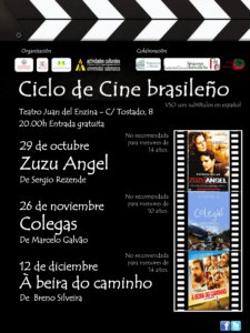 Aula Teatro Juan del Enzina Ciclo de Cine Brasileño Centro de Estudios Brasileños Salamanca Octubre noviembre diciembre 2018