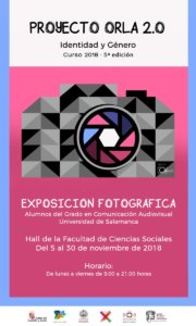 Facultad de Ciencias Sociales Proyecto Orla 2.0. Identidad y género Salamanca Noviembre 2018