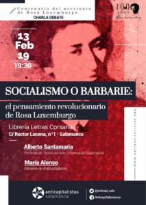 Letras Corsarias Alberto Santamaría y Maria Alonso Salamanca Febrero 2019