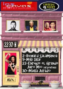 Las Cavas del Champán Comedy Night Salamanca Abril 2019