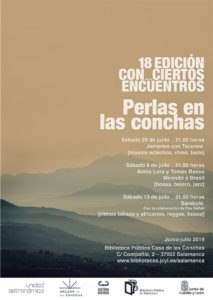 Casa de las Conchas XVIII Con_Ciertos Encuentros Salamanca Junio julio 2019