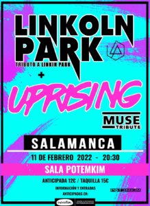 Potemkim Linkoln Park y Uprising Salamanca Febrero 2022