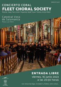 Catedral Vieja Fleet Choral Society Salamanca Junio 2023