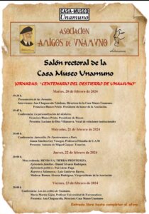 Casa Museo Miguel de Unamuno Jornadas Centenario del destierro de Unamuno Salamanca Febrero 2024