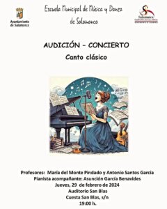 San Blas Audición - Concierto de Canto Clásico Salamanca Febrero 2024