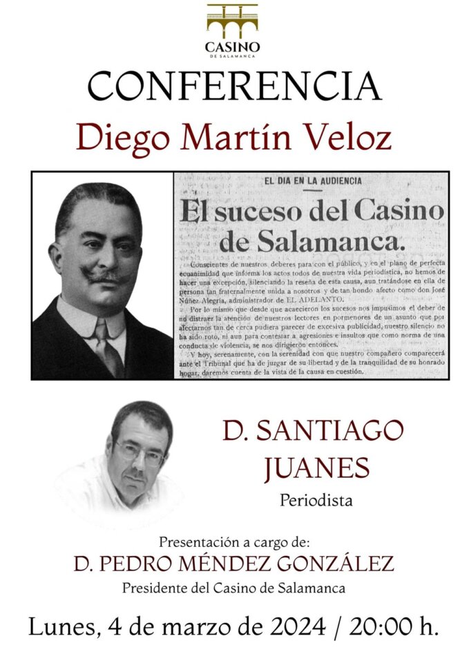 Casino de Salamanca Diego Martín Veloz Marzo 2024
