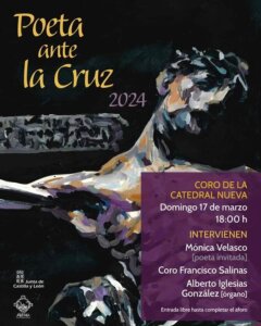 Catedral Nueva Poeta ante la Cruz Salamanca Marzo 2024