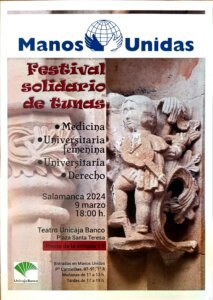 Teatro Unicaja Festival Solidario de Tunas Salamanca Marzo 2024
