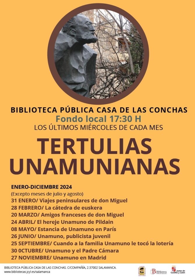 Casa de las Conchas Tertulias Unamunianas Salamanca 2024