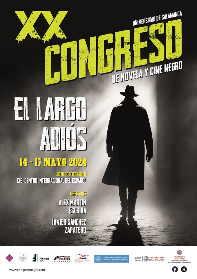 Centro Internacional del Español XX Congreso de Novela y Cine Negro Salamanca Mayo 2024
