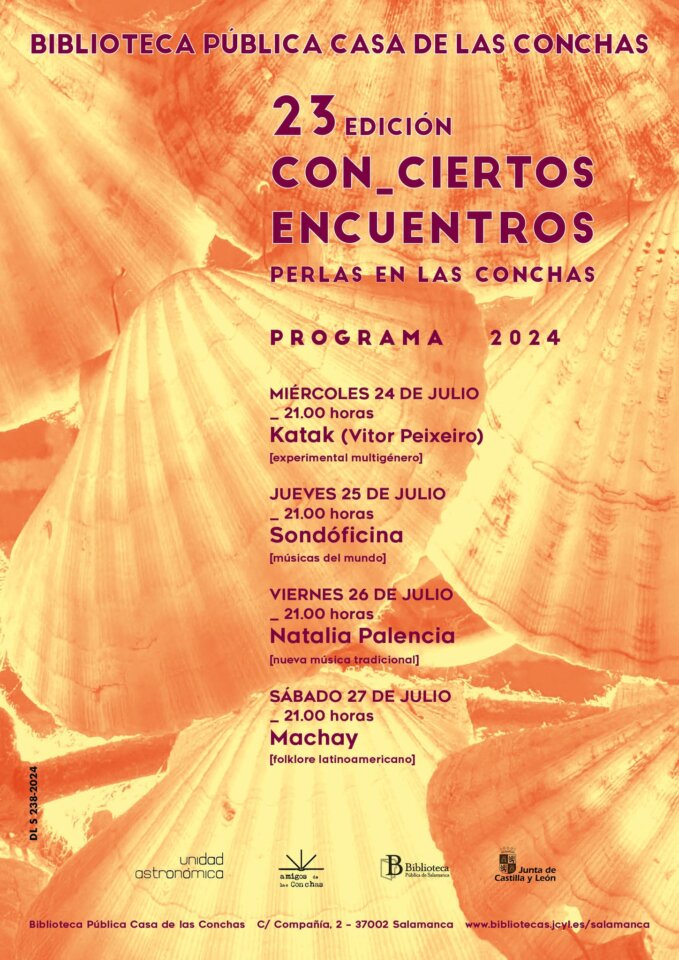 Casa de las Conchas XXIII Con_Ciertos Encuentros Salamanca Julio 2024