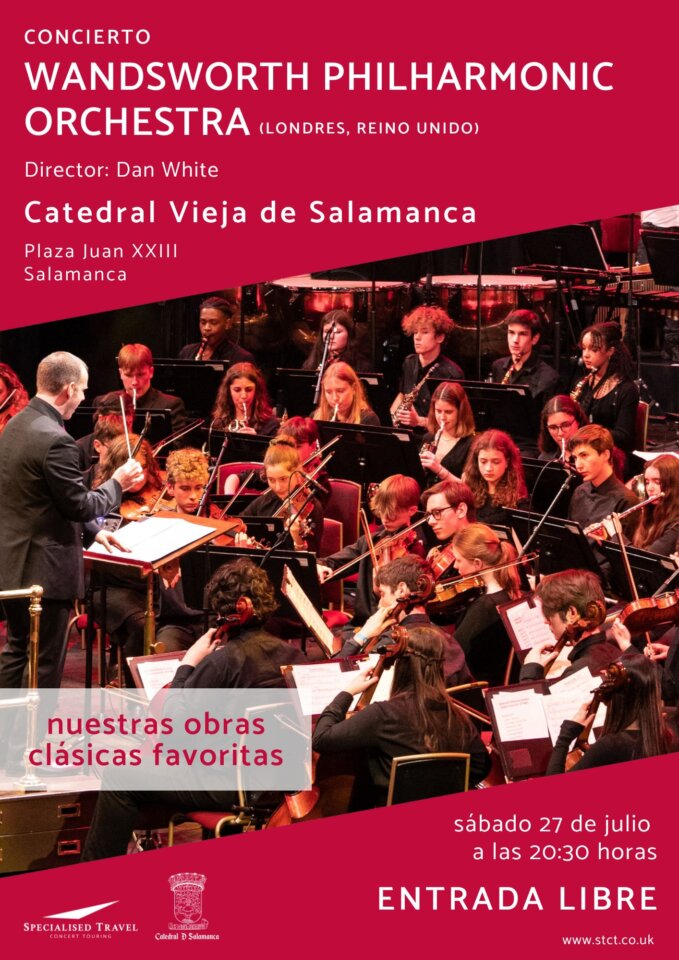 Catedral Vieja Wandsworth Philharmonic Orchestra Salamanca Julio 2024