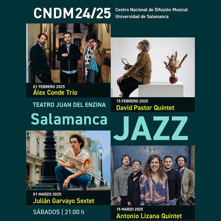 Aula Teatro Juan del Enzina Salamanca Jazz Febrero marzo 2025