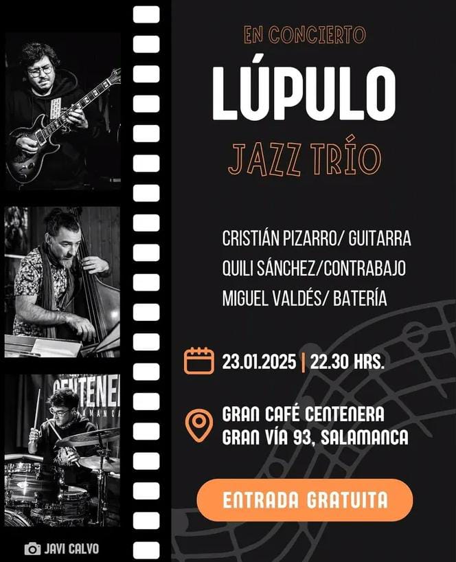 Centenera Lúpulo Jazz Trío Salamanca Enero 2025