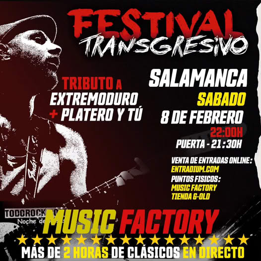 Music Factory Festival Transgresivo Salamanca Febrero 2025