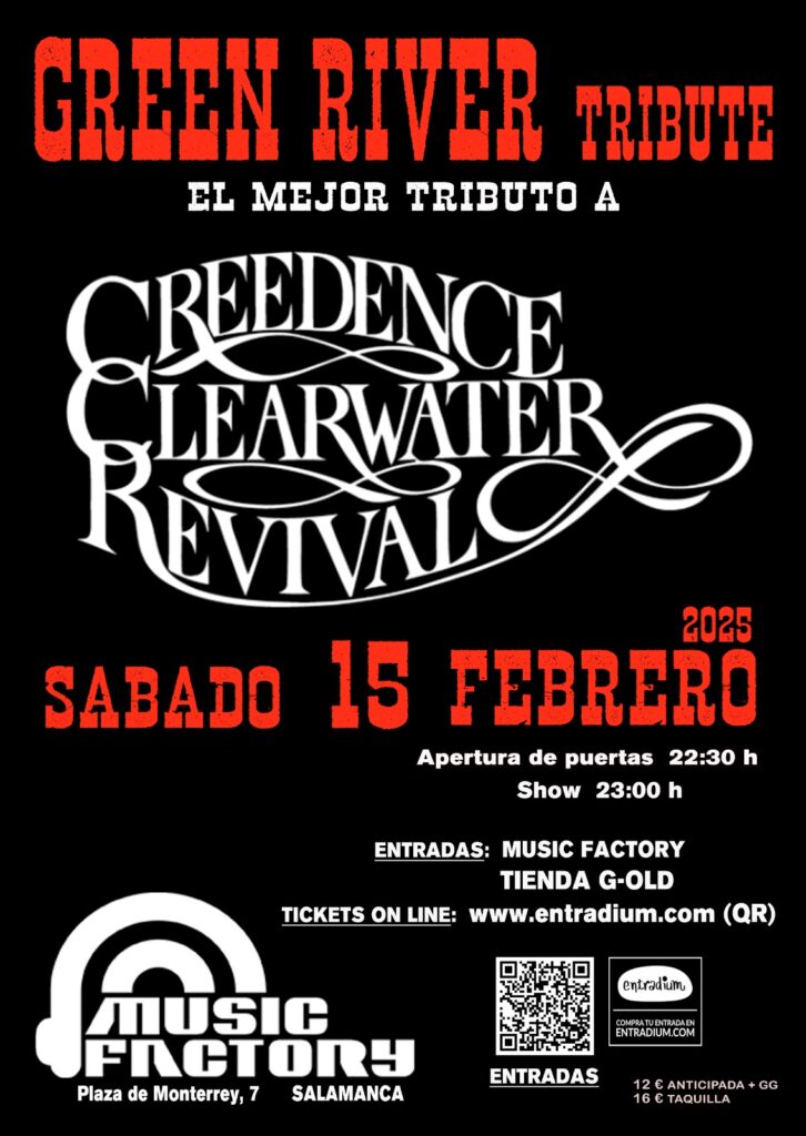 Music Factory Green River Tribute Salamanca Febrero 2025