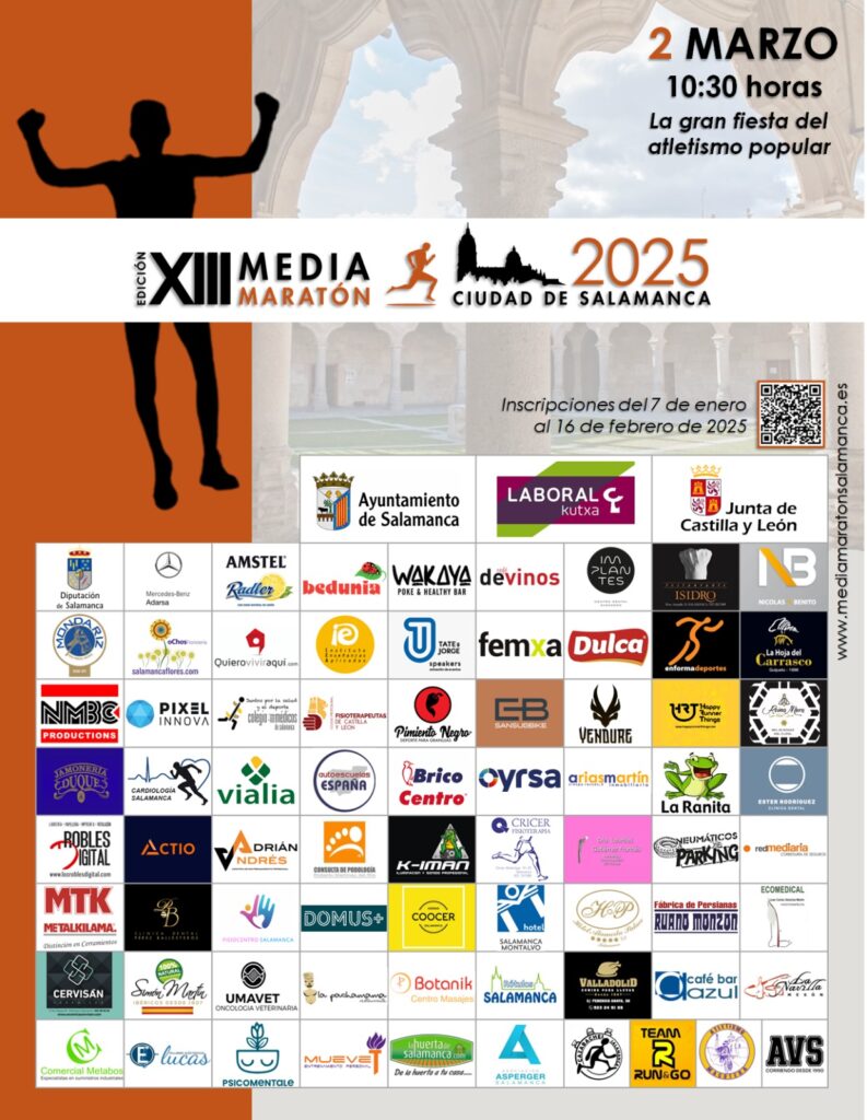 Salamanca XIII Media Maratón Ciudad de Salamanca Marzo 2025