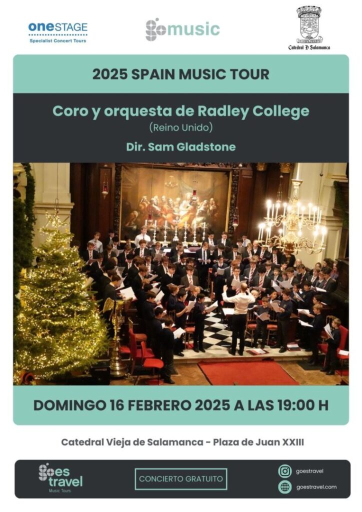 Catedral Vieja Coro y Orquesta del Colegio Radley Salamanca Febrero 2025