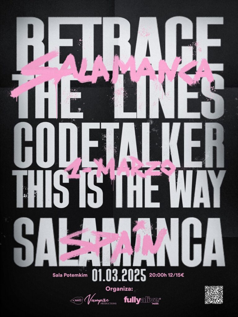 Potemkim Retrace the Lines, Codetalker & This is the Way Salamanca Marzo 2025