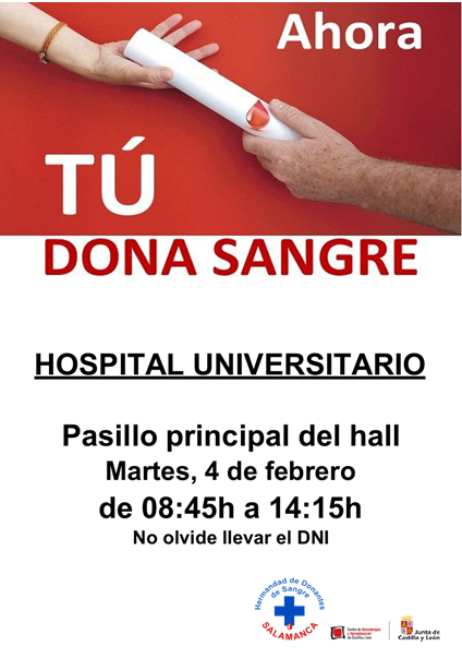 Salamanca Jornada de Donación de Sangre 4 de febrero de 2025